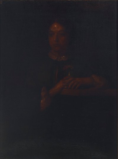 Sarah nojaa kaiteeseen tekijältä William Page