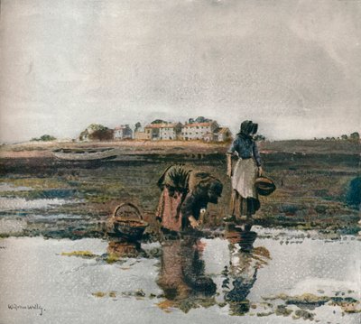 Simpukanpoiminta, c1908 tekijältä William Page Atkinson Wells