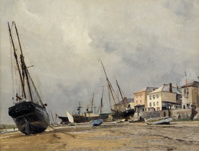 "Kaksi sisarta" ja "Francis Beddoe" (öljyä laivalla) tekijältä William Page Atkinson Wells