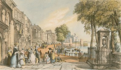 Chelsea, jossa on osa vanhaa kirkkoa, ja Sir Hans Sloanen hauta tekijältä William Parrott