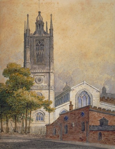 Pyhän Margaretin kirkko, Westminster, Lontoo, vuodelta 1810 tekijältä William Pearson