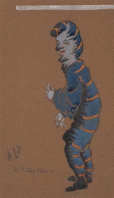 Toukka (pukusuunnittelu elokuvaan Liisa Ihmemaassa, 1915). tekijältä William Penhallow Henderson