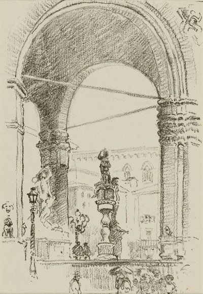 Loggia dei Lanzi tekijältä William Penhallow Henderson