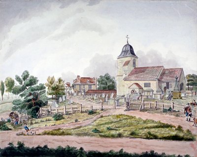 St Pancrasin vanha kirkko, Lontoo, 1761 tekijältä William Pennington