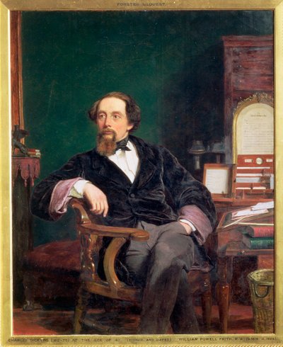 Charles Dickens, englantilainen kirjailija, 1800-luku tekijältä William Powell Frith