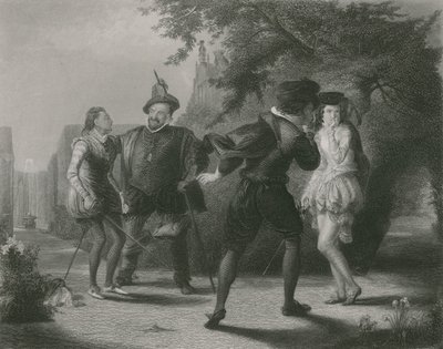 Kaksintaistelu, kahdestoista yö tekijältä William Powell Frith