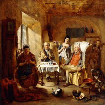 Perhelakimies, 1857 tekijältä William Powell Frith