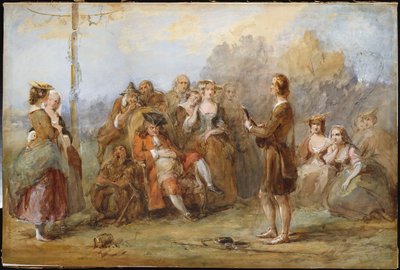 Minstrel, 1840-luku tekijältä William Powell Frith