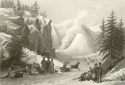 Montmorencyn vesiputous ja kartio, lähellä Quebecia tekijältä William Purser