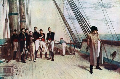Napoleon Bellerophonissa, 1815, 1880. tekijältä William Quiller Orchardson