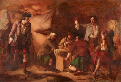 Prinssi Charles Edward ja katerianit (öljy kankaalle) tekijältä William Quiller Orchardson