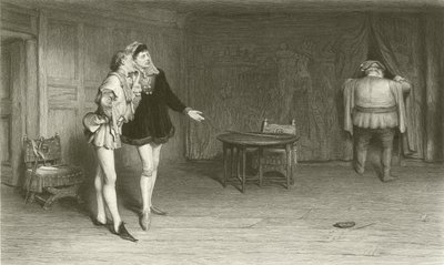 Prinssi Henry Poins ja Falstaff tekijältä William Quiller Orchardson