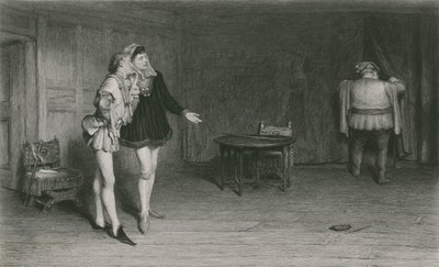 Prinssi Henry, Points ja Falstaff, kuningas Henry IV, ensimmäinen osa tekijältä William Quiller Orchardson