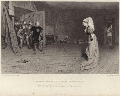 Talbot ja Auvergnen kreivitär tekijältä William Quiller Orchardson