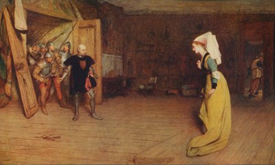 Talbot ja Auvergnen kreivitär, 1875, c1915. tekijältä William Quiller Orchardson