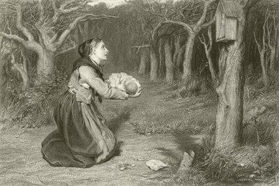 Pyhäkkö metsässä tekijältä William Quiller Orchardson