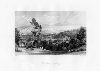 Näkymä Norburysta, Surreysta, 1800-luku. tekijältä William Radclyffe