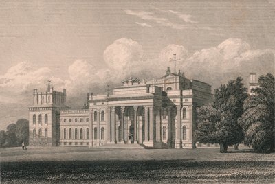 Blenheim, South East View, Oxfordshire, 1831. tekijältä William Radclyffe