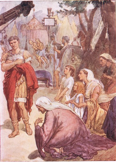 Coriolanus ja Rooman matronit, T C & E C Jack Ltd:n julkaisemasta Plutarch Livesista tekijältä William Rainey