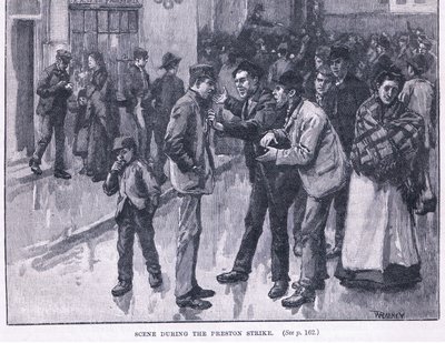 Kohtaus Prestonin lakon aikana 1856 jKr tekijältä William Rainey