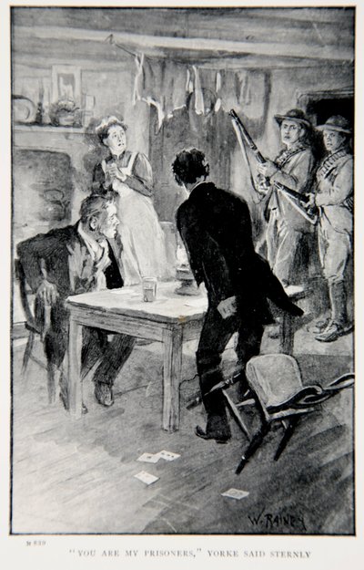 "Olette minun vankejani", Yorke sanoi ankarasti, esimerkkinä G.A.:n teoksesta "Robertsin kanssa Pretoriaan: Tarina Etelä-Afrikan sodasta". Henty, pubi. Lontoo, 1902 tekijältä William Rainey