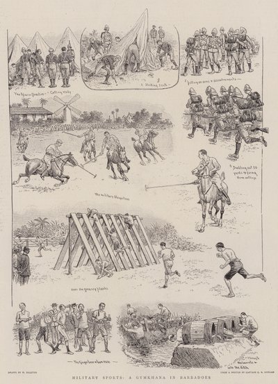 Military Sports, Gymkhana Barbadoksella tekijältä William Ralston
