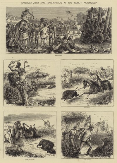 Luonnoksia Intiasta, Hog-Hunting Bombayn presidenttikaudella tekijältä William Ralston