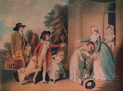 Dulce Domum eli paluu koulusta, 1790, 1919 tekijältä William Redmore Bigg