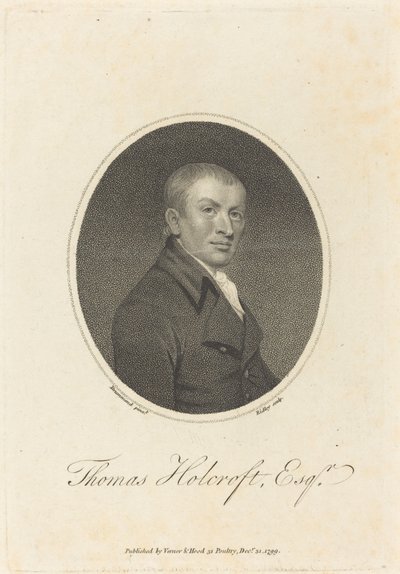 Thomas Holcroft tekijältä William Ridley after Samuel Drummond
