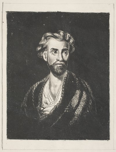 Miehen muotokuva (profeetta), vuonna 1979 (litho) tekijältä William Rimmer