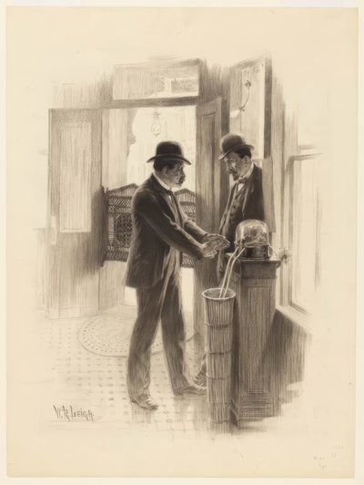 "En usko, että se nousee; tiedän, että se nousee!" tekijältä William Robinson Leigh