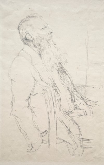 Auguste Rodin, 1897. tekijältä William Rothenstein