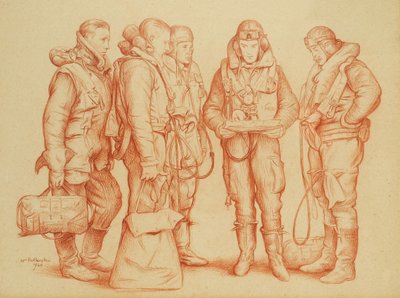 Whitley Bomberin miehistö tekijältä William Rothenstein