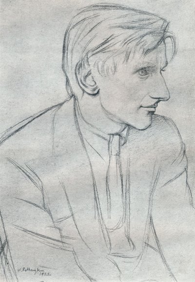 "Edmund Charles Blunden 1896-1974 tekijältä William Rothenstein