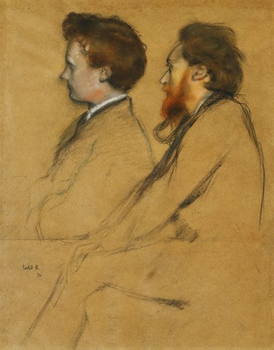 Herra Charles Ricketts ja herra Charles Hazlewood Shannon tekijältä William Rothenstein