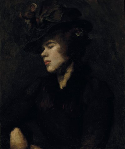 Muotokuva Ida Nettleshipista (öljy kankaalle) tekijältä William Rothenstein