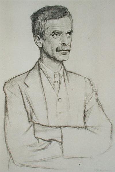 John Lawrence Le Breton Hammondin (1872-1949) muotokuva tekijältä William Rothenstein