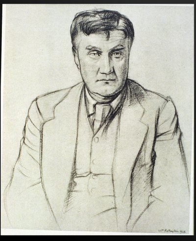 Ralph Vaughan Williamsin (1872-1958) muotokuva tekijältä William Rothenstein