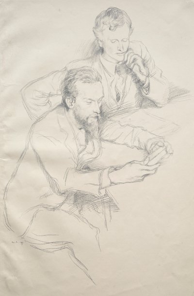 Ricketts ja Shannon, 1897. tekijältä William Rothenstein