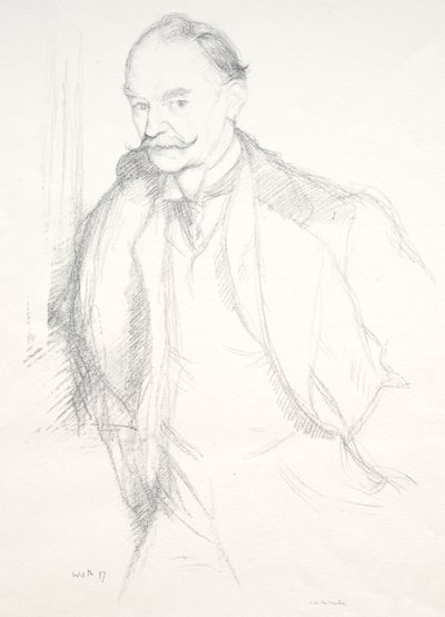 Thomas Hardy tekijältä William Rothenstein