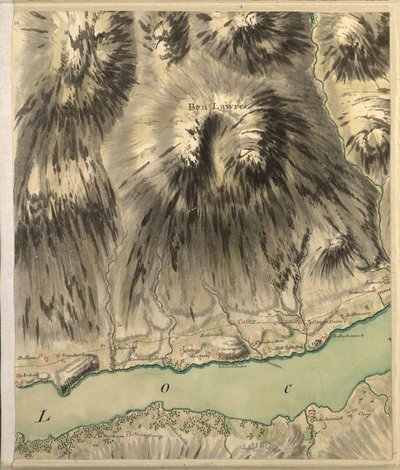 Roy Military Survey of Scotland tekijältä William Roy