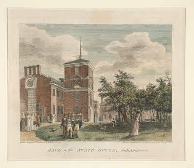 State Housen takaosa, Philadelphia tekijältä William Russell Birch