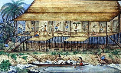 Dayak Longhouse tekijältä William Samwell