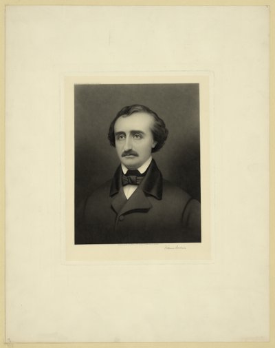 Muotokuva OP Edgar Allan Poe 1-5, Q5 tekijältä William Sartain