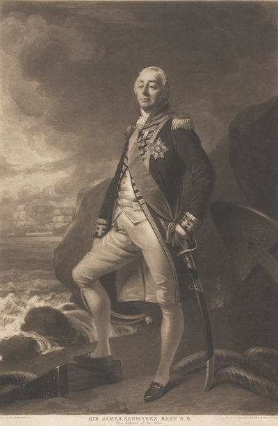 Sir James Saumarez, 1. Baron de Saumarez tekijältä William Say