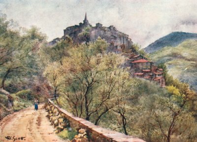 Apricale, lännestä (värilitro) tekijältä William Scott