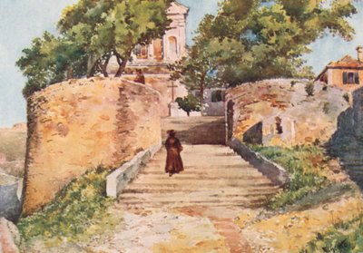 Oreginan kirkko, Genova (värilitro) tekijältä William Scott