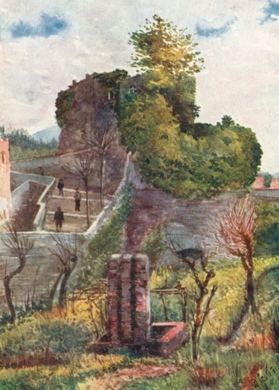 Vanha linnoitus, Sarzana (värilitro) tekijältä William Scott