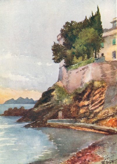 Zoagli (värilitografia) tekijältä William Scott