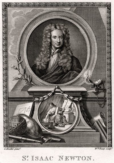 Sir Isaac Newton, 1774 tekijältä William Sharp